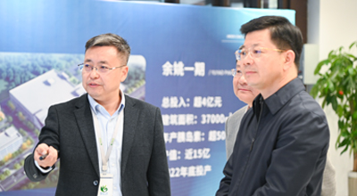 余姚市市长沃勇特一行莅临宁波JN江南调研指导工作
